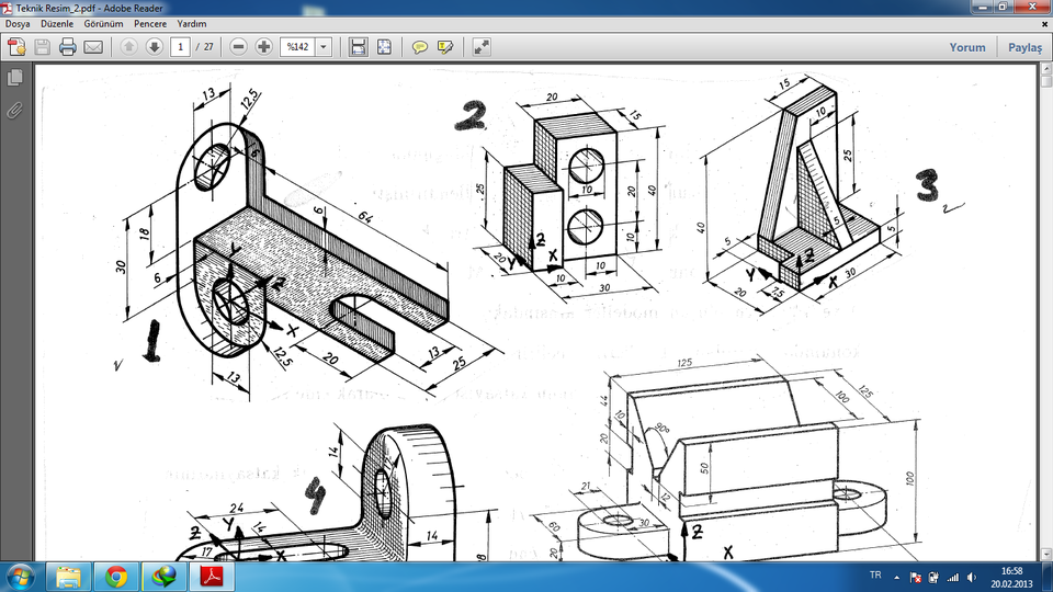 sample 3d autocad drawing